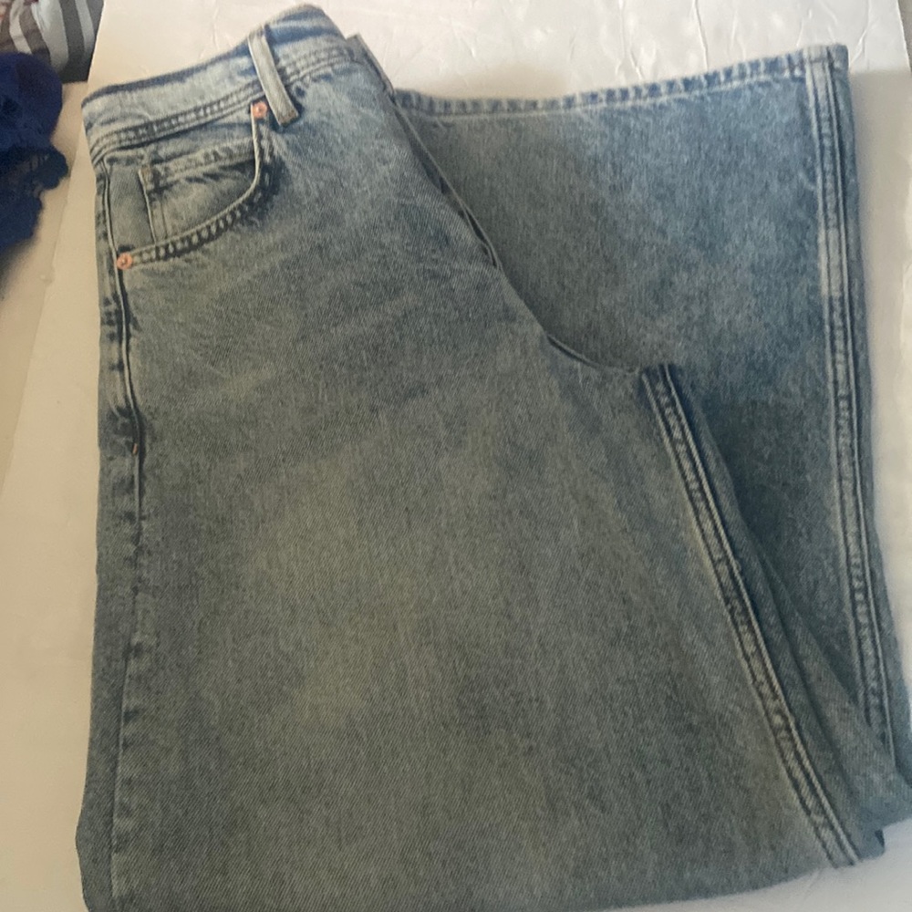 We the Free wide leg crop jeans